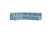 Load image into Gallery viewer, Ciello - Sectional - Aqua - High Angled
