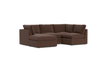 Load image into Gallery viewer, Ciello XL - Sectional - Chocolate - High Angled

