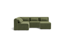 Load image into Gallery viewer, Atmosphere Sleeper Sofa &amp; Sectional - Rounded Backrest - Cypress Green
