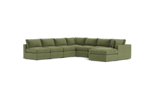 Load image into Gallery viewer, Ciello XL - Sectional - Cypress Green - Regular Backrest
