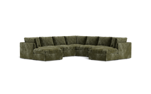 Load image into Gallery viewer, Ciello - Sectional - Sage - High Angled
