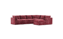Load image into Gallery viewer, Ciello XL - Sectional - Bordeaux - High Angled
