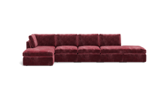 Load image into Gallery viewer, Ciello XL - Sofa - Bordeaux - High Angled
