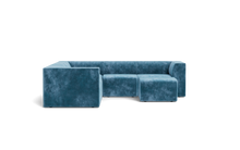 Load image into Gallery viewer, Atmosphere Sleeper Sofa &amp; Sectional - Regular Backrest - Harbour Blue
