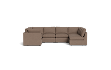Load image into Gallery viewer, Ciello - Sectional - Mocha - High Angled
