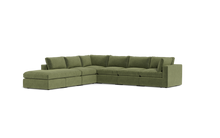 Load image into Gallery viewer, Ciello XL - Sectional - Cypress Green - Regular Backrest
