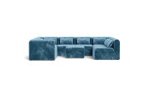 Load image into Gallery viewer, Atmosphere Sleeper Sofa &amp; Sectional - Rounded Backrest - Harbour Blue
