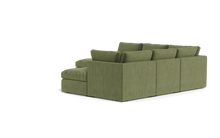 Load image into Gallery viewer, Ciello - Sectional - Cypress Green - High Angled
