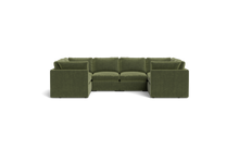 Load image into Gallery viewer, Ciello - Sectional - Cypress Green - High Angled
