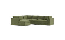Load image into Gallery viewer, Ciello - Sectional - Cypress Green - High Angled
