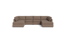 Load image into Gallery viewer, Ciello XL - Sectional - Mocha - High Angled
