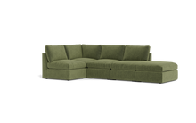 Load image into Gallery viewer, Ciello - Sectional - Cypress Green - High Angled
