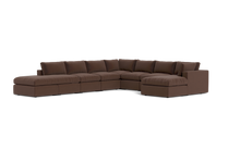 Load image into Gallery viewer, Ciello XL - Sectional - Chocolate - Regular Backrest
