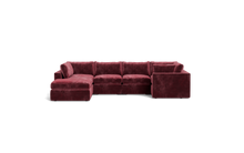 Load image into Gallery viewer, Ciello - Sectional - Bordeaux - Regular Backrest
