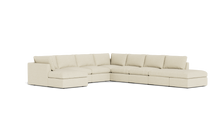 Load image into Gallery viewer, Ciello XL - Sectional - Sunset Beige - High Angled
