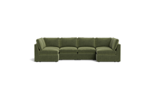 Load image into Gallery viewer, Ciello - Sectional - Cypress Green - High Angled
