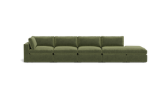 Load image into Gallery viewer, Ciello XL - Sofa - Cypress Green - Regular Backrest
