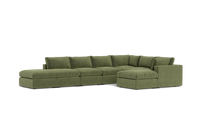 Load image into Gallery viewer, Ciello XL - Sectional - Cypress Green - Regular Backrest
