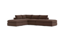 Load image into Gallery viewer, Ciello XL - Sectional - Chocolate - Regular Backrest
