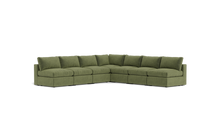 Load image into Gallery viewer, Ciello XL - Sectional - Cypress Green - Regular Backrest
