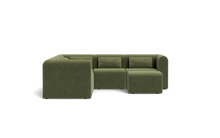 Load image into Gallery viewer, Atmosphere Sleeper Sofa &amp; Sectional - Rounded Backrest - Cypress Green
