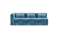 Load image into Gallery viewer, Atmosphere Sleeper Sofa &amp; Sectional - Rounded Backrest - Harbour Blue
