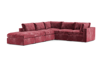 Load image into Gallery viewer, Ciello XL - Sectional - Bordeaux - Regular Backrest

