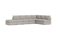 Load image into Gallery viewer, Ciello - Sectional - Dream Grey - High Angled
