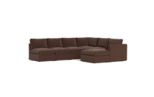 Load image into Gallery viewer, Ciello XL - Sectional - Chocolate - High Angled
