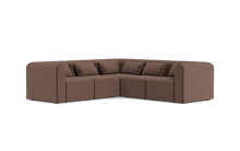 Load image into Gallery viewer, Atmosphere - Sectional - Rounded Backrest - Chocolate
