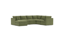 Load image into Gallery viewer, Ciello - Sectional - Cypress Green - High Angled

