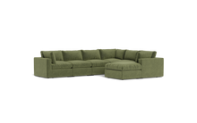 Load image into Gallery viewer, Ciello XL - Sectional - Cypress Green - Regular Backrest
