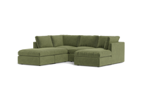 Load image into Gallery viewer, Ciello - Sectional - Cypress Green - High Angled

