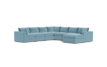 Load image into Gallery viewer, Ciello - Sectional - Aqua - Regular Backrest
