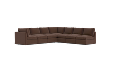 Load image into Gallery viewer, Ciello XL - Sectional - Chocolate - High Angled
