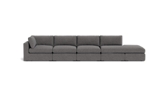 Load image into Gallery viewer, Ciello XL - Sofa - Storm Grey - Regular Backrest

