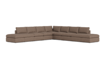 Load image into Gallery viewer, Ciello XL - Sectional - Mocha - High Angled
