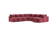 Load image into Gallery viewer, Ciello XL - Sectional - Bordeaux - Regular Backrest
