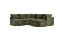 Load image into Gallery viewer, Ciello - Sectional - Sage - High Angled
