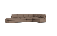 Load image into Gallery viewer, Ciello - Sectional - Mocha - High Angled
