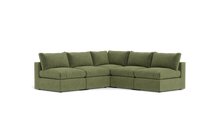 Load image into Gallery viewer, Ciello XL - Sectional - Cypress Green - Regular Backrest
