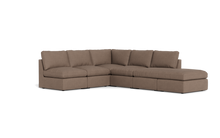 Load image into Gallery viewer, Ciello - Sectional - Mocha - High Angled
