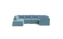 Load image into Gallery viewer, Ciello - Sectional - Aqua - High Angled
