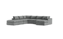 Load image into Gallery viewer, Ciello XL - Sectional - Basalt - Regular Backrest

