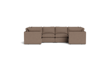 Load image into Gallery viewer, Ciello - Sectional - Mocha - High Angled
