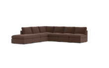 Load image into Gallery viewer, Ciello XL - Sectional - Chocolate - High Angled
