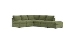 Load image into Gallery viewer, Ciello - Sectional - Cypress Green - High Angled
