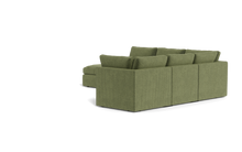 Load image into Gallery viewer, Ciello - Sectional - Cypress Green - High Angled
