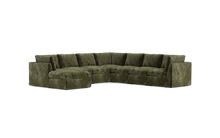 Load image into Gallery viewer, Ciello - Sectional - Sage - High Angled
