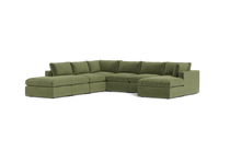 Load image into Gallery viewer, Ciello XL - Sectional - Cypress Green - Regular Backrest
